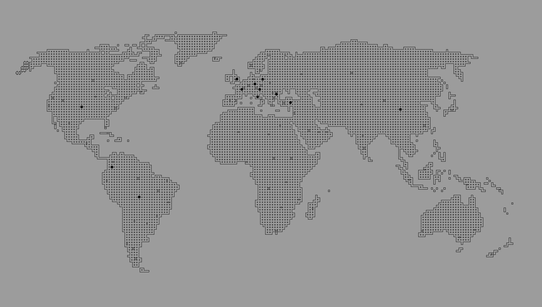 Carioca international agents map